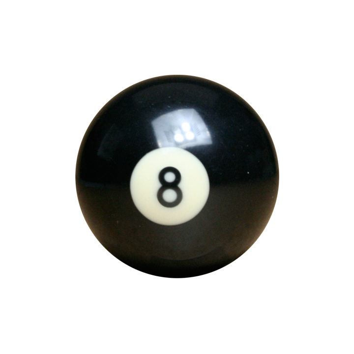 Black No.8 Ball Standard 2 1/4 Inch